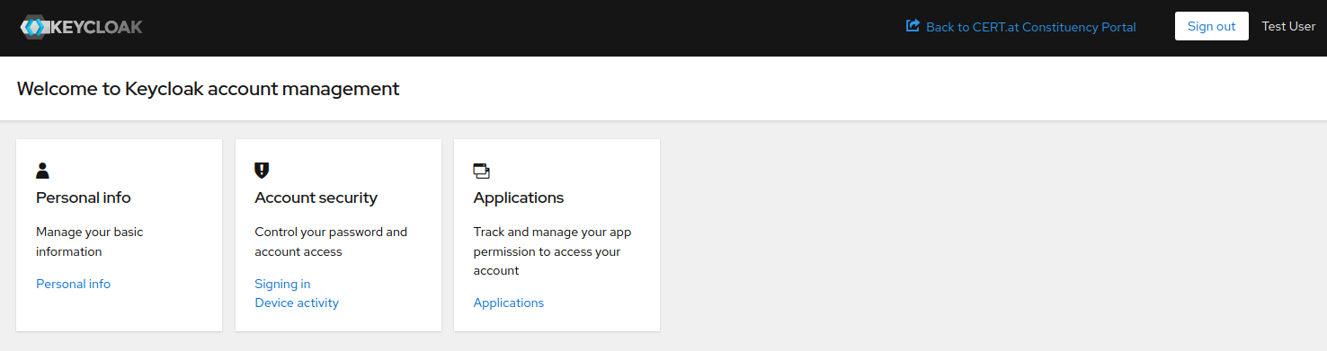 Account management